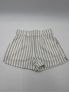 NWT Akira Elastic High Waist Stripe Shorts Sz L